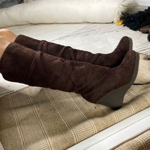 Tall Brown Boots Size 7